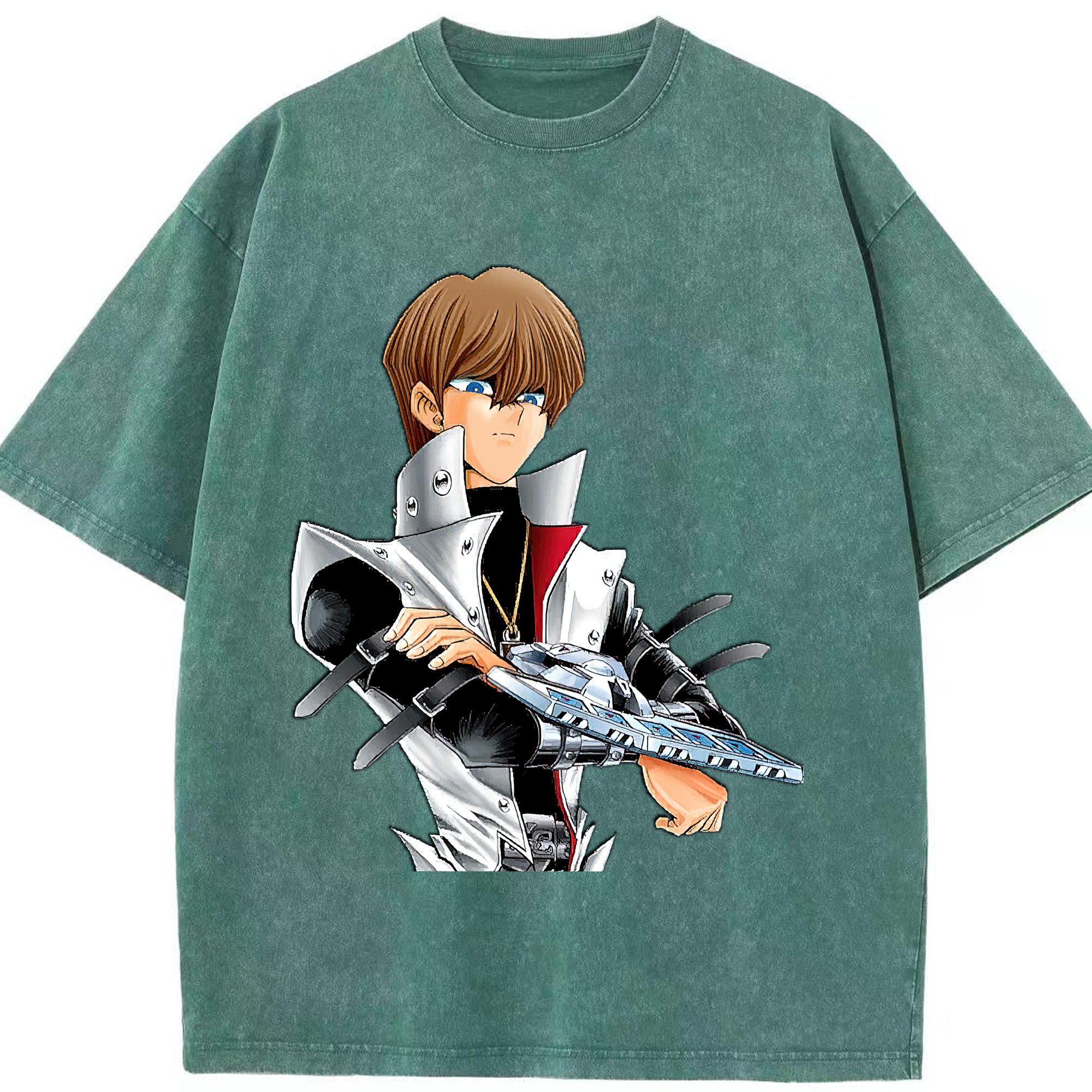 （画像用） 遊☆戯☆王 Yu-Gi-Oh! 綿100% ヴィンテージ風 半袖Tシャツ（フロントプリント）